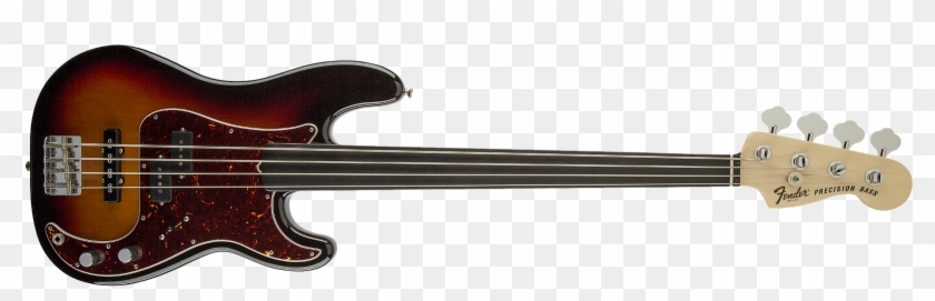 Fender Tony Franklin Fretless Precision Bass Ebony - Fender Bass Clipart #5117279