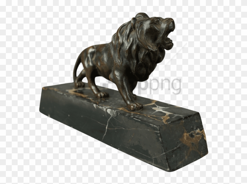 Free Png Small Bronze Lion Png Image With Transparent - Bronze Sculpture Clipart #5117401