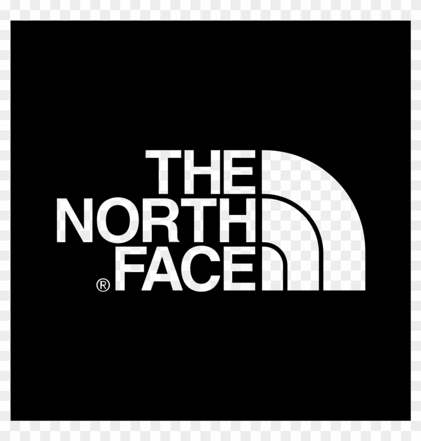 The North Face Logo, Black - North Face Clipart