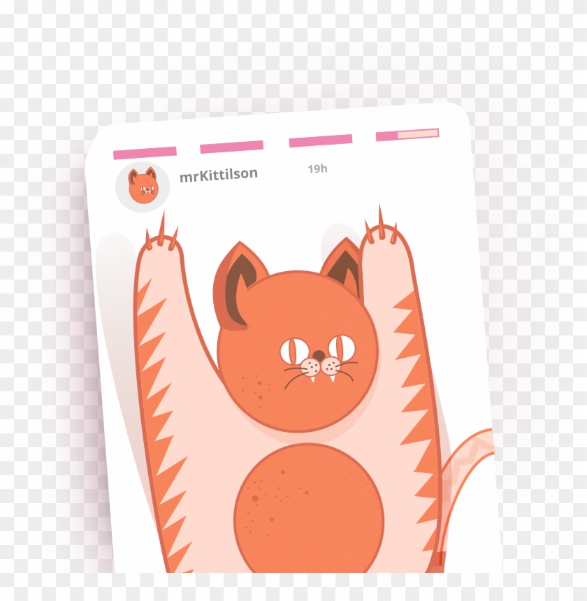 Track Instagram Stories - Cartoon Clipart #5118043