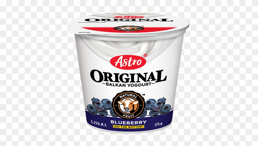 Astro® Original Balkan Fruit On The Bottom Blueberry - Astro Original Balkan Yogourt Clipart #5119019