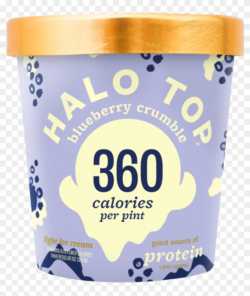 Blueberry Crumble - Halo Top Blueberry Crumble Clipart