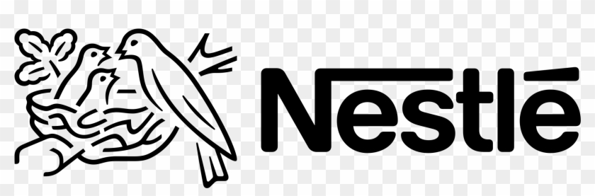 Nestle Logo Black And White - Nestle Company Clipart #5119600