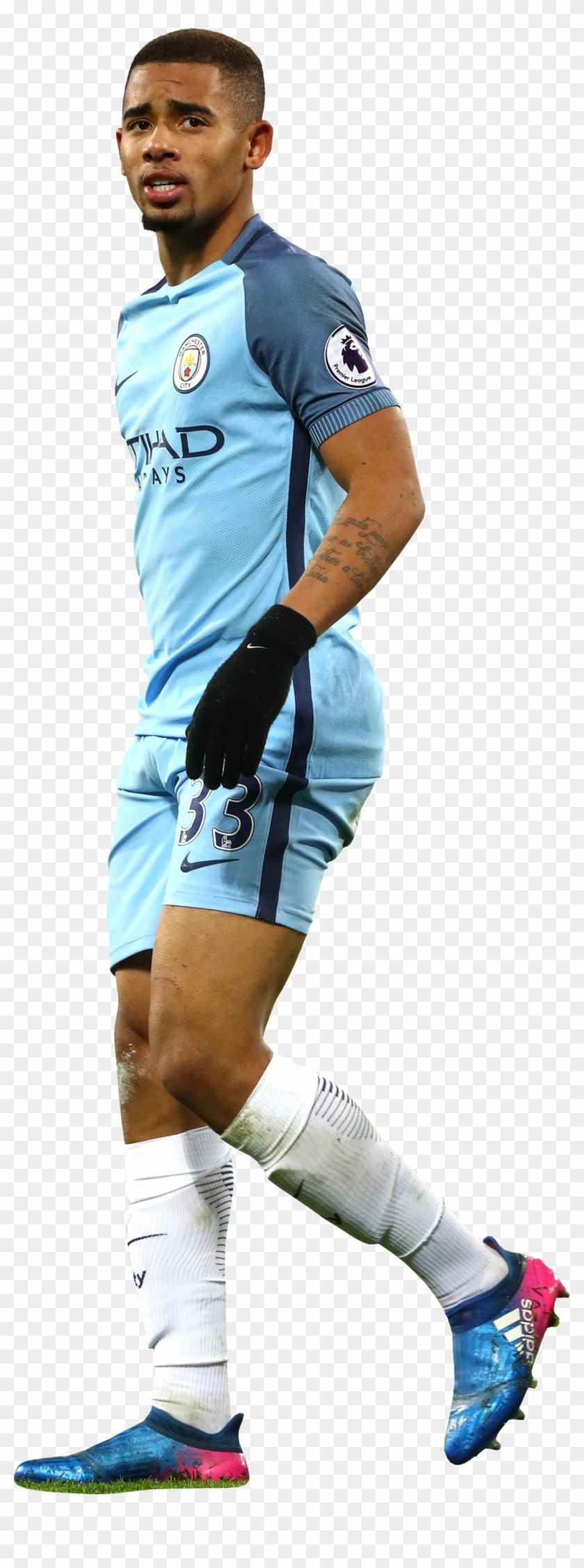 Gabriel Jesus Render - Gabriel Jesus Man City Png Clipart
