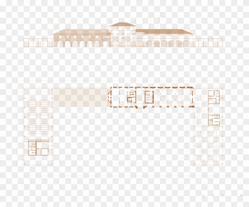 Villa Gris Disegni 01 - Architecture Clipart