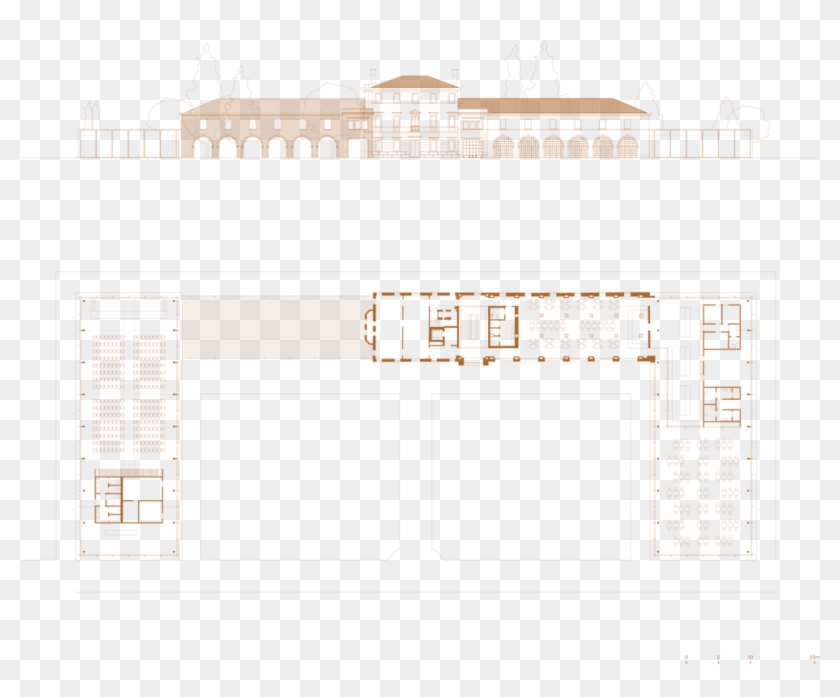 Villa Gris Disegni 01 - Architecture Clipart #5119759