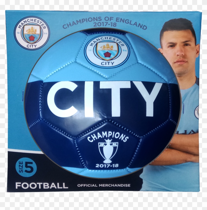 Manchester City Football Box - Soccer Ball Clipart