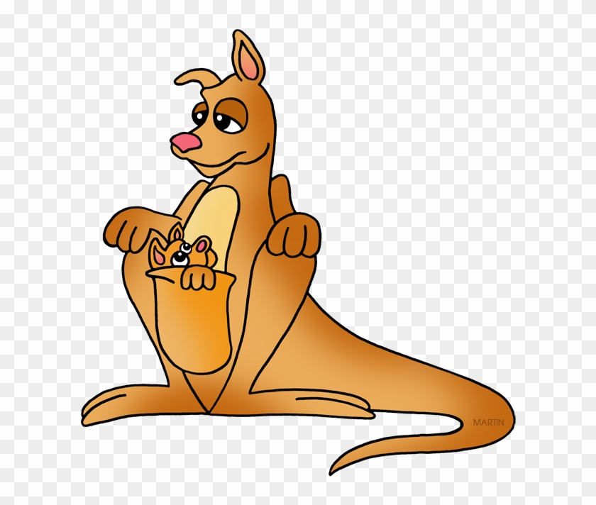 Kangaroo - Cartoon Clipart
