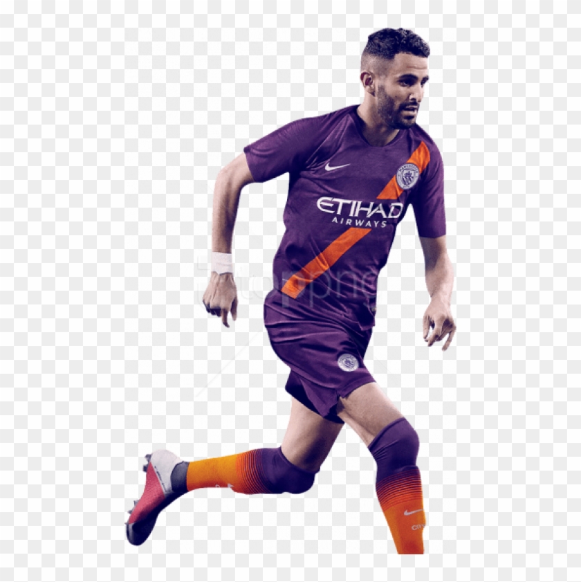 Download Riyad Mahrez Png Images Background - Mahrez Manchester City Render Clipart #5120391