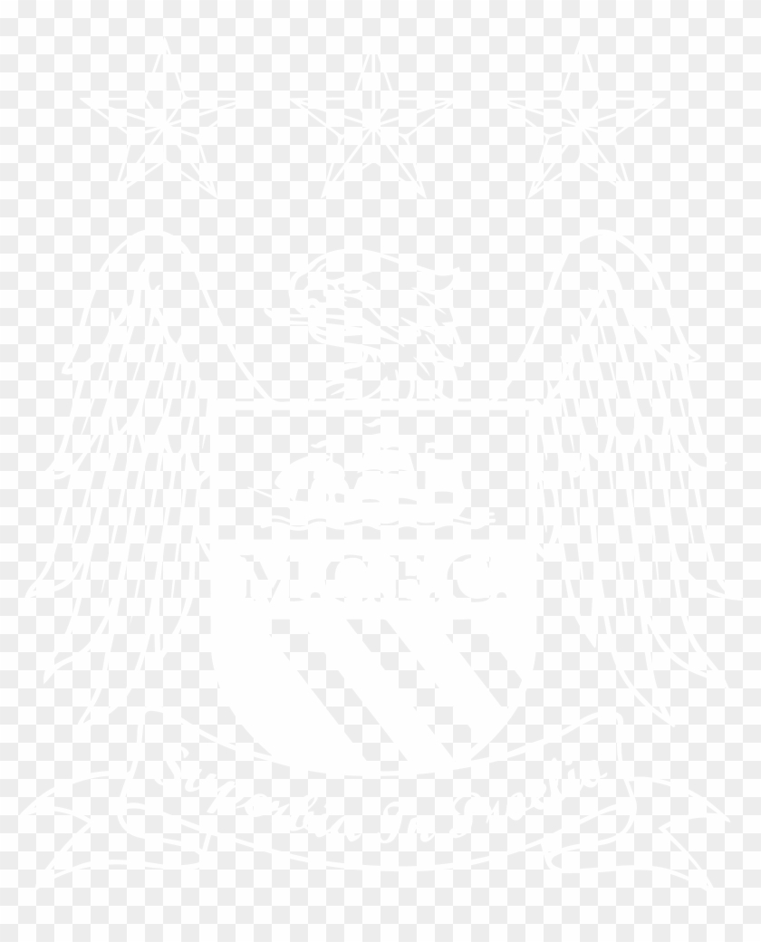 Manchester City Logo Png - Logo Manchester City Black Clipart #5120675