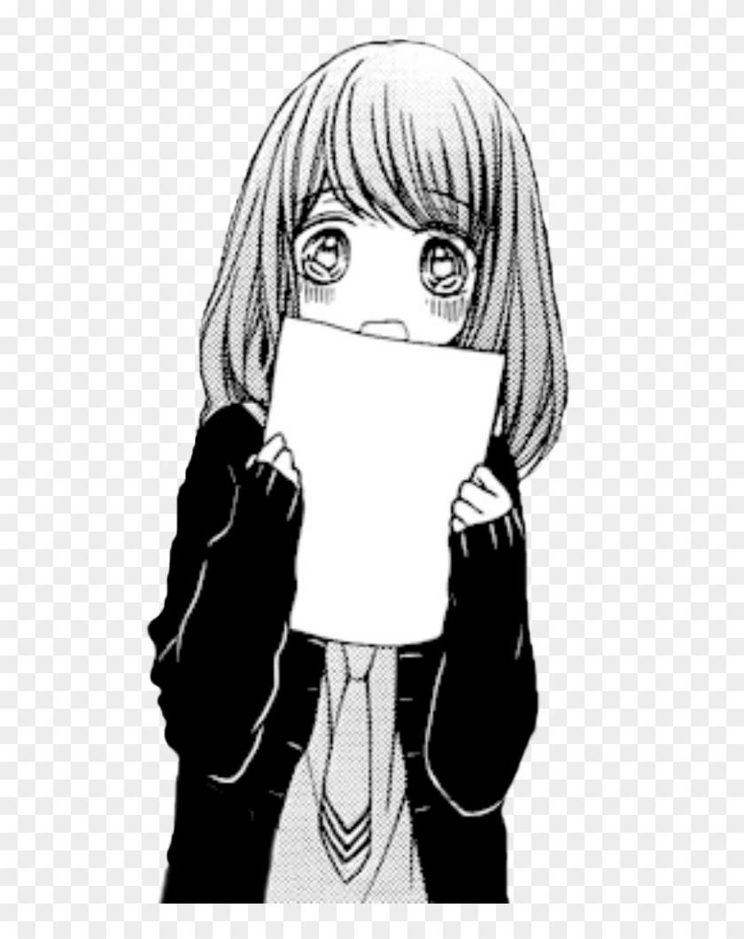 Black And White Anime Png - Transparent Black And White Anime Png Clipart
