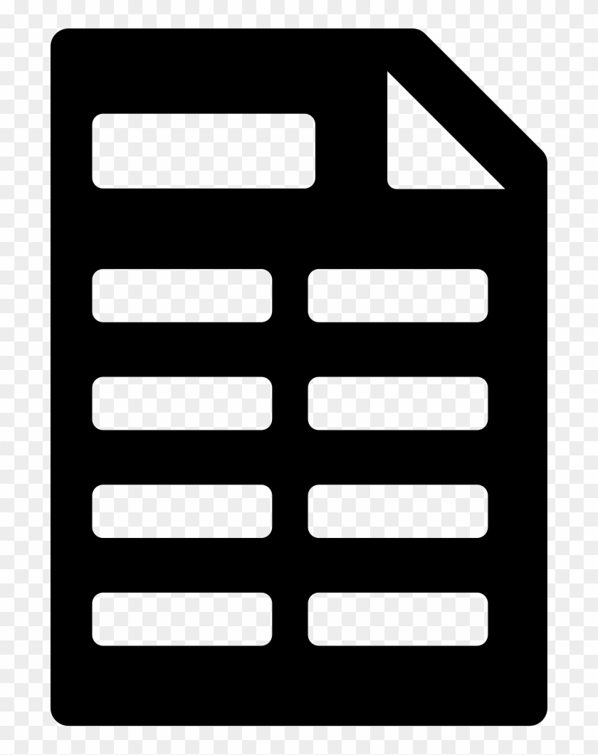 Text File Filled Interface Paper Sheet Comments - Colorfulness Clipart #5120915