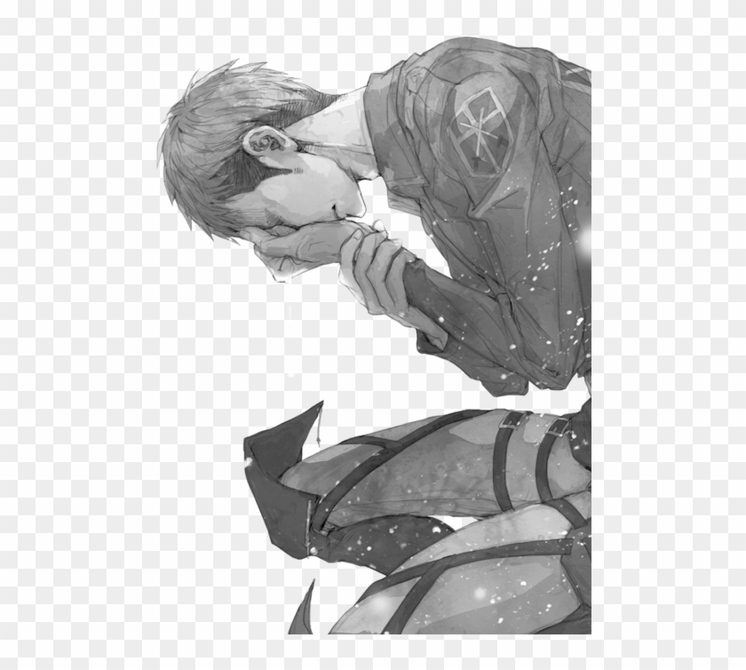 Anime, Art, And Black & White Image - Illustration Clipart