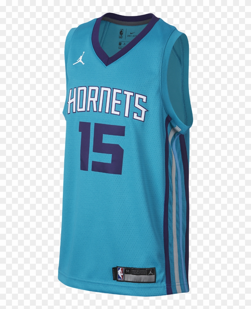 Kemba Walker Charlotte Hornets Jordan Icon Edition - Hornets Jersey Png Clipart