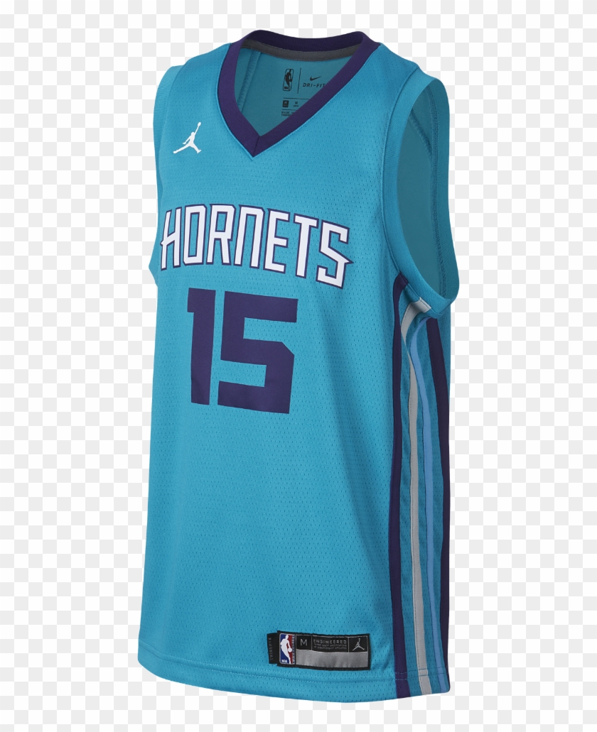 Kemba Walker Charlotte Hornets Jordan Icon Edition - Hornets Jersey Png Clipart #5121227