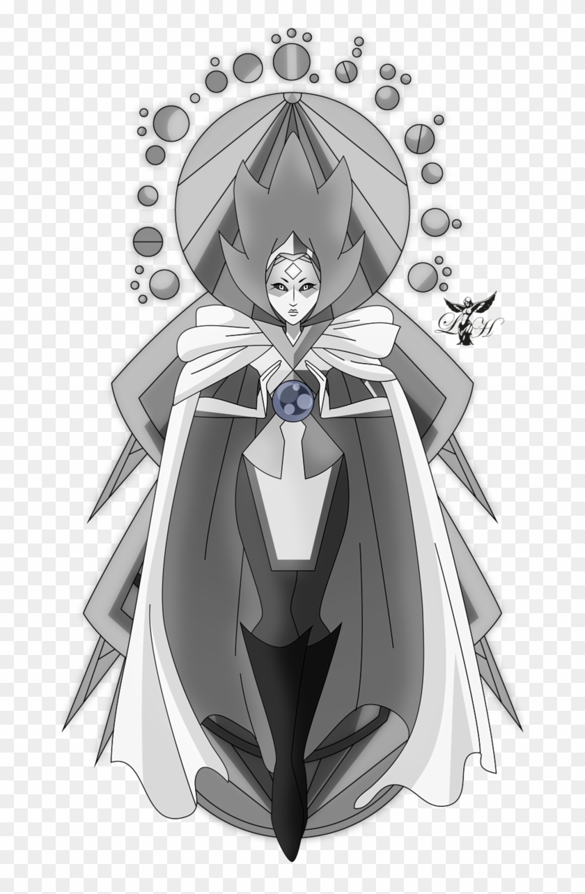 White discount diamond cape