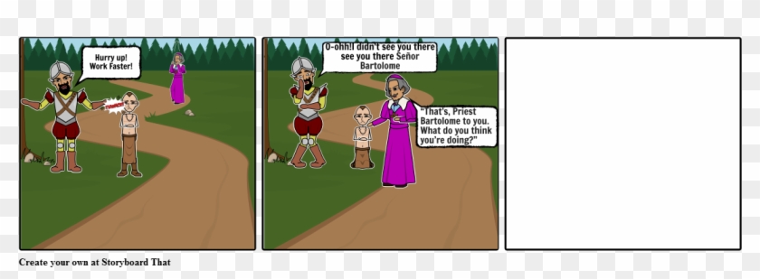 Script Bartolome De Las Casas - Storyboard Clipart
