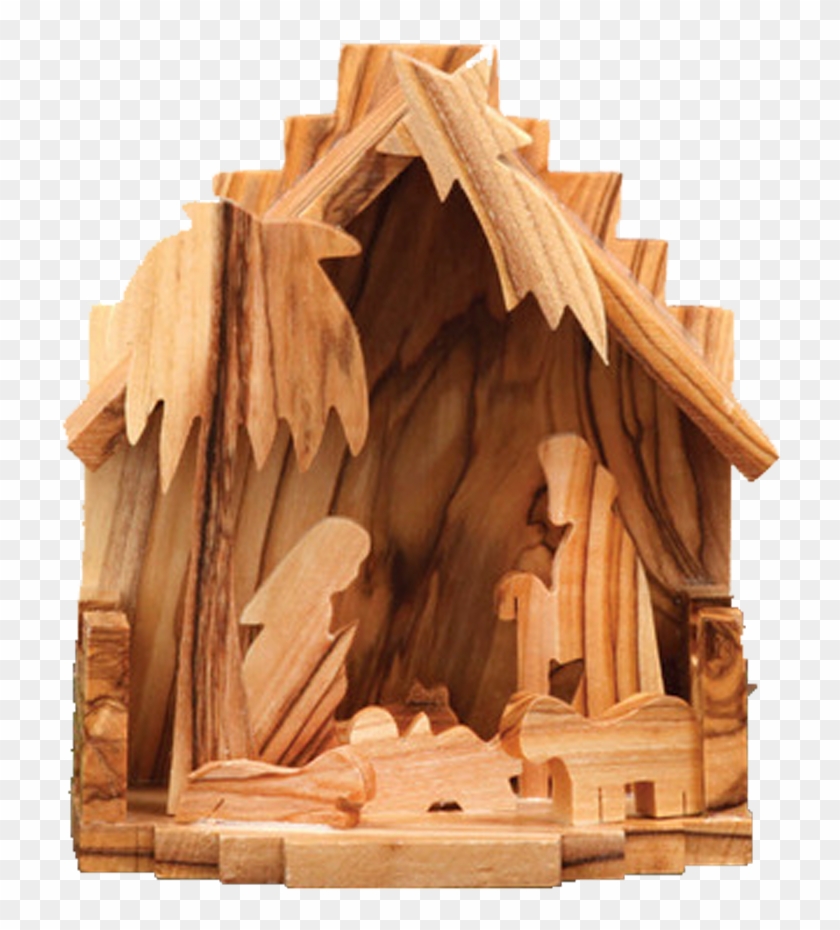 Olive Wood Jeurselum Nativity - Lumber Clipart