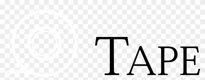 Tape Logo Black And White - Vocal Clipart