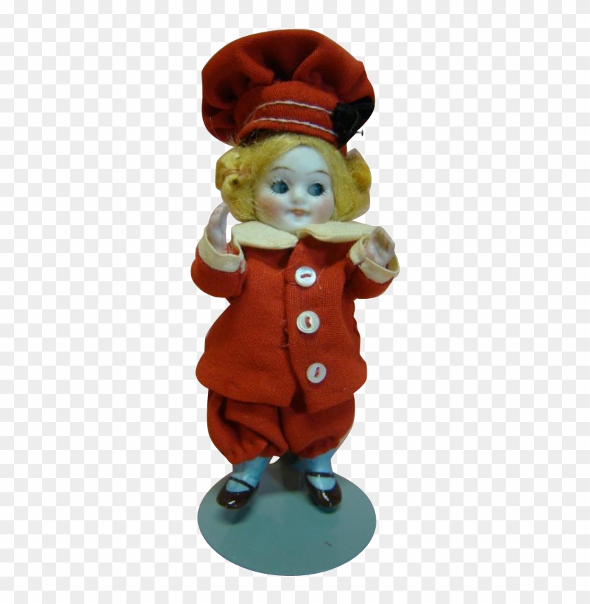 German All Bisque Glass Eye Googly Mold - Figurine Clipart #5123182