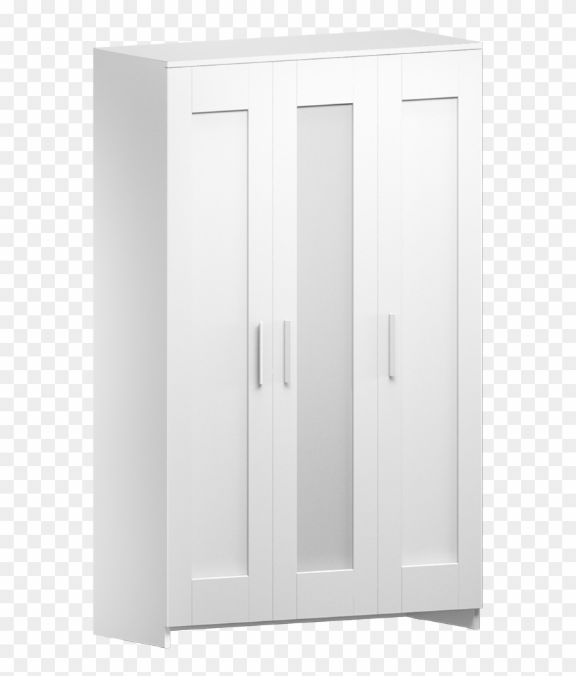 Rimnes Wardrobe With 3 Doors - Cupboard Clipart