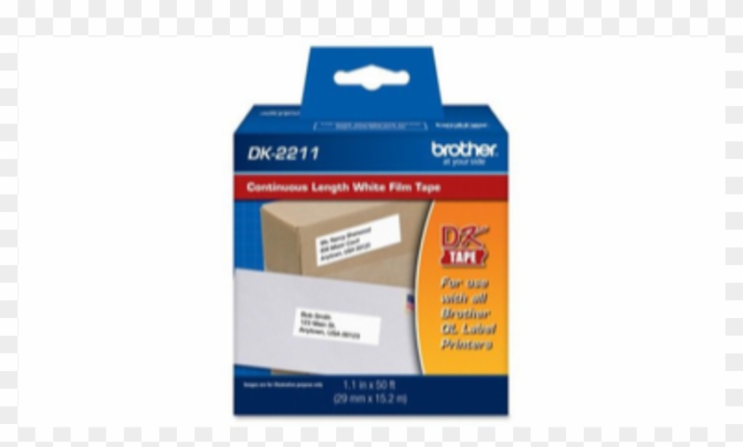 Brother Dk-2211 Continuous Film Label Tape - Label Clipart #5123790