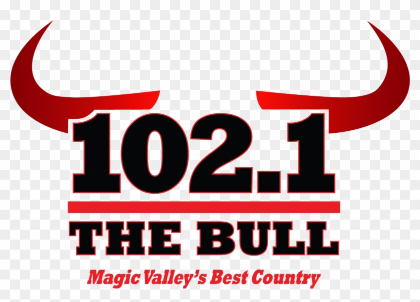 Twin Falls - Bull 102 - - Graphic Design Clipart #5123930