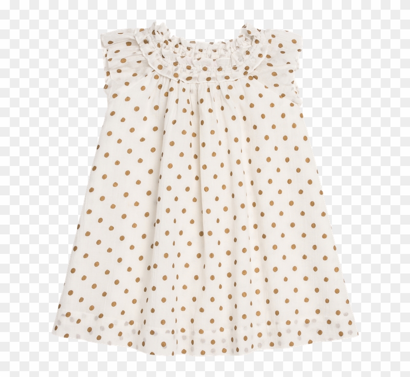 Goldina Dress Golden Dots - Polka Dot Clipart #5124842