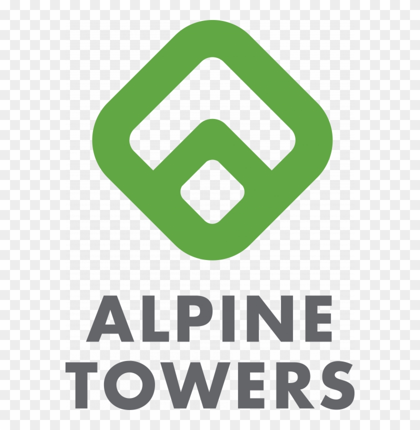 Alpine Towers Logo - Sign Clipart #5124999