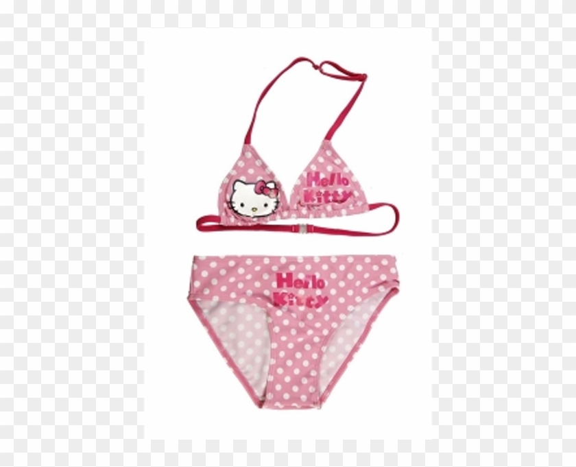Bikini Kupaci Kostim Za Devojcice Stamion Hello Kitty - Lingerie Top Clipart #5125110