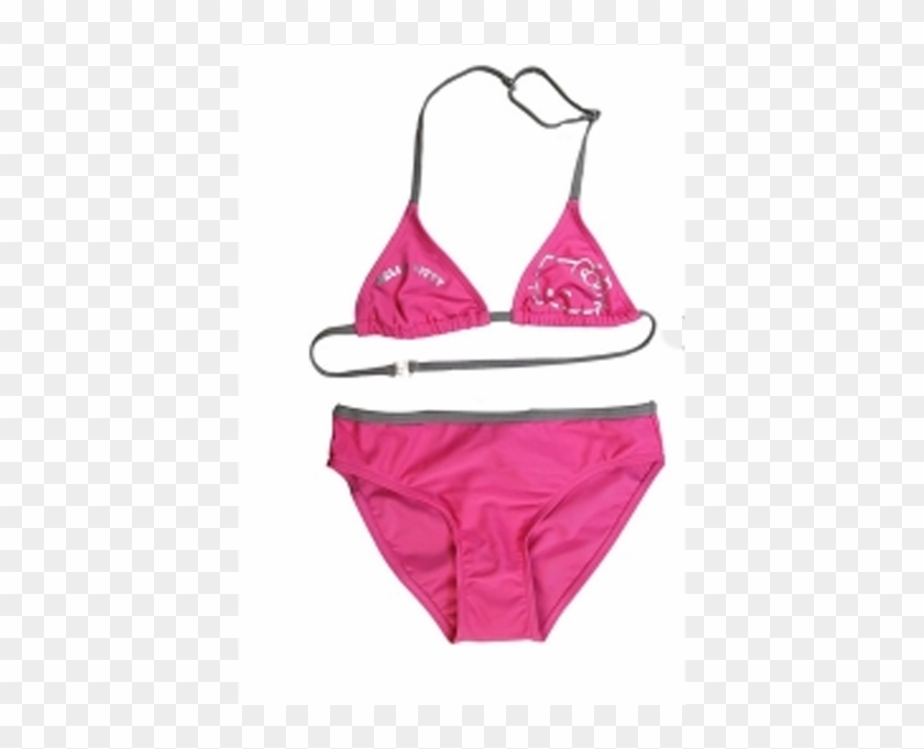 Bikini Kupaci Kostim Za Devojcice Stamion Hello Kitty - Lingerie Top Clipart
