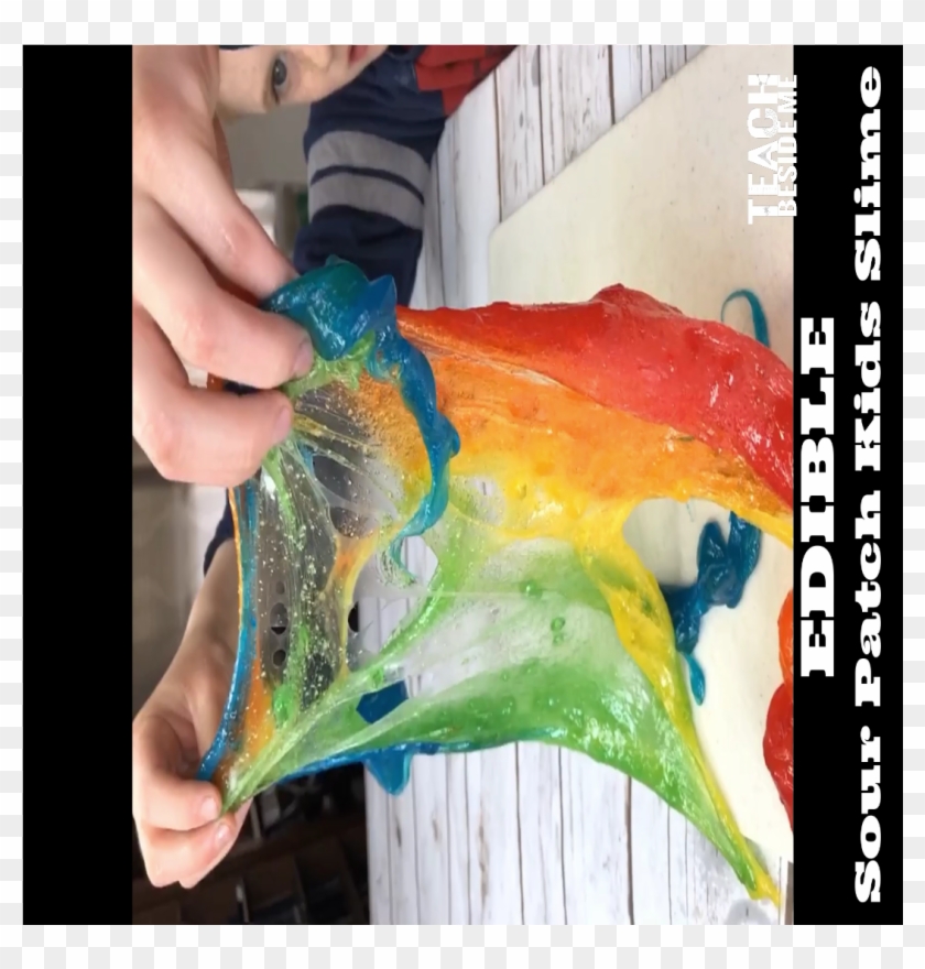 Slime That's Edible, Rainbow And So Much Fun To Play - Creative Arts Clipart