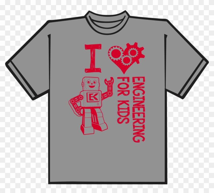 Sport Grey T Shirt With Red Printing - Shirt Clipart