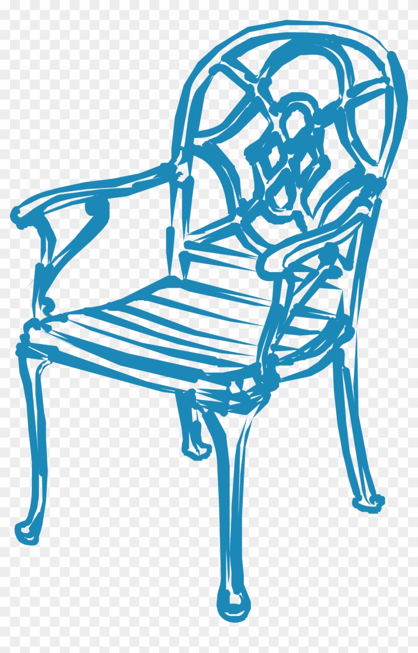This Free Icons Png Design Of Blue Chair - Blue Chair Clip Art Transparent Png #5125554