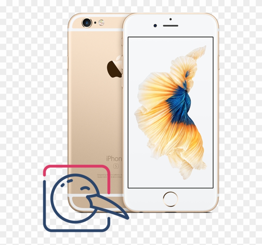Iphone 6 16gb Gold - Iphone 6 32gb Gold Clipart #5125731