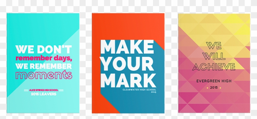 Yearbook Cover Template - Graphic Design Clipart