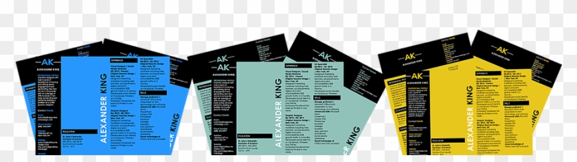 Magazine Style 6 Resume Templates - Brochure Clipart
