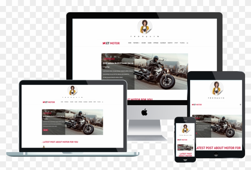 Et Motor Free Responsive Joomla Template - Wordpress Woocommerce Responsive Themes Free Clipart