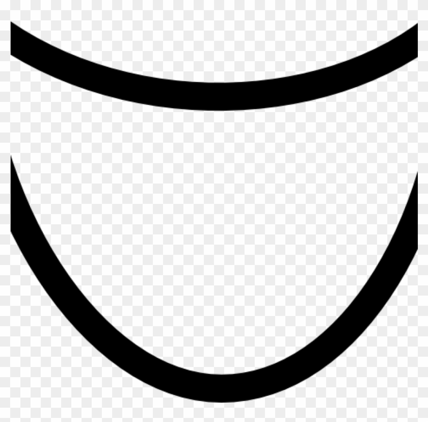 Mouth Clipart Black And White - Png Download #5126120