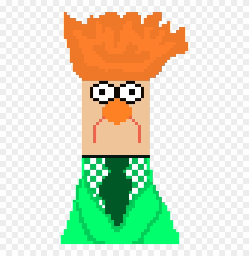 The Muppets - Beaker Pixel Art Clipart
