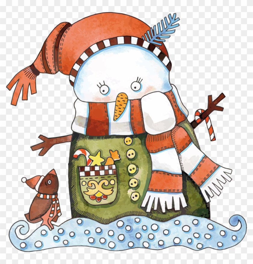 Pin By Penny - تصویرسازی از ادم برفی Clipart #5127230