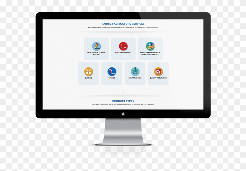 Website Design For Fabric Fabricators - Website Clipart