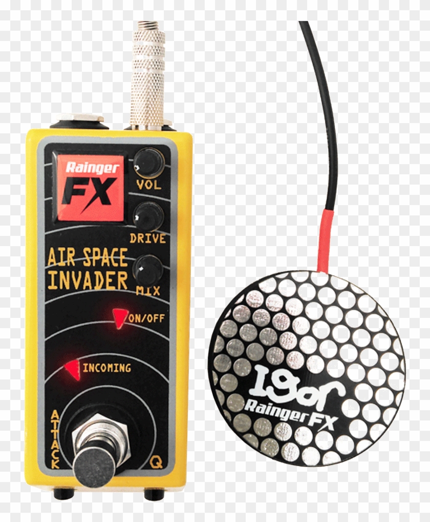 Rainger Fx Air Space Invader Overdrive Pedal - Headphones Clipart #5127771