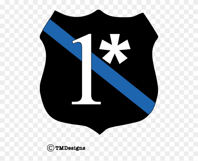 Blue Line Law Enforcement Decals Holsters Ⓒ - Emblem Clipart #5128579