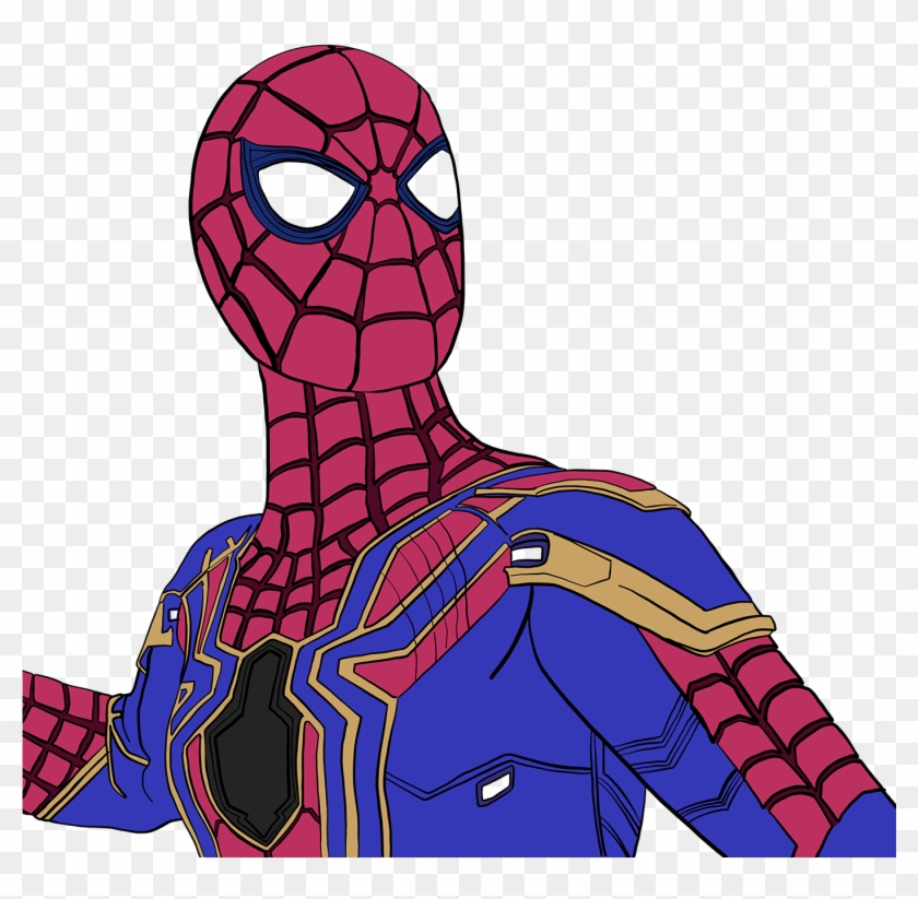 Iron Spider Man On Behance - Spider-man Clipart #5128827