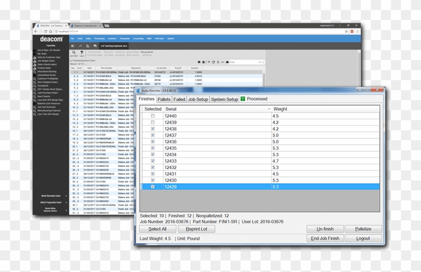 Deacom Erp Software Includes Pharmaceutical Serialization - System Requirement For Erp Clipart