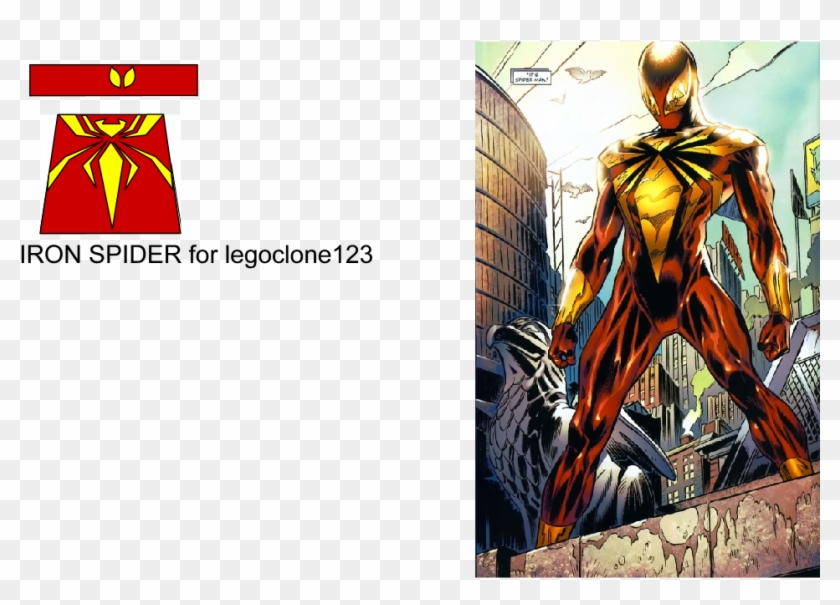 The Gallery For > Lego Iron Spider Decals - Natsu Vs Spiderman Clipart #5129290