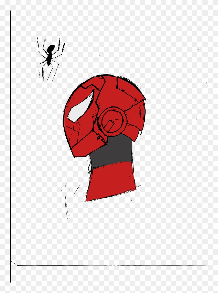 Spiders Drawing Colorful - Illustration Clipart