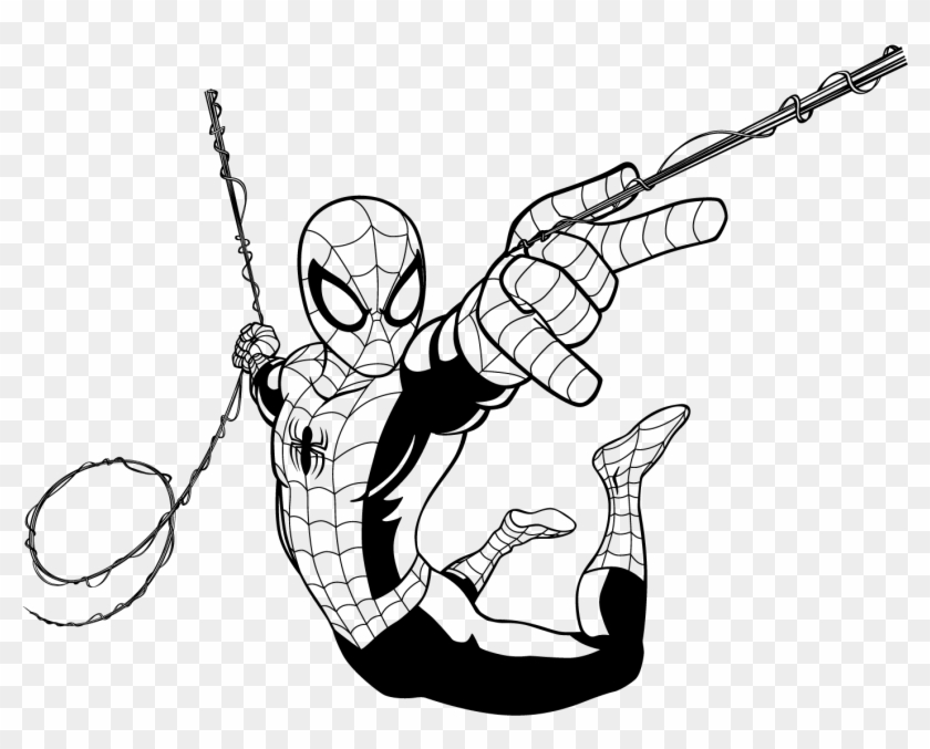 Captain Spiderman Spider-man Ultimate Iron America - Ultimate Spider Man Coloring Book Clipart
