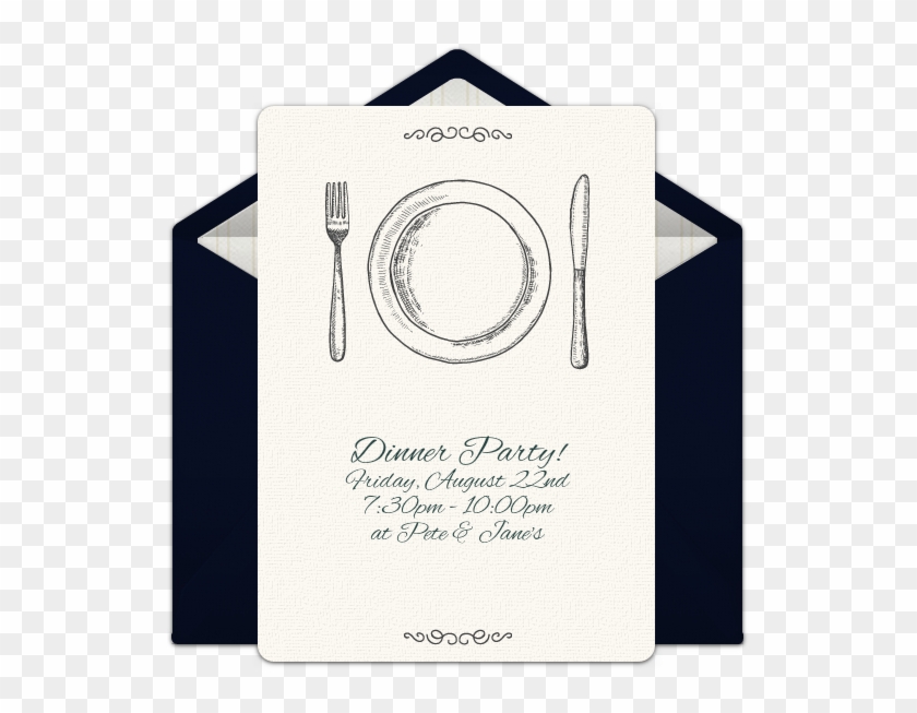 Dinner Table Online Invitation - Farewell Dinner Invitation Award Oscar Night Invitation Clipart